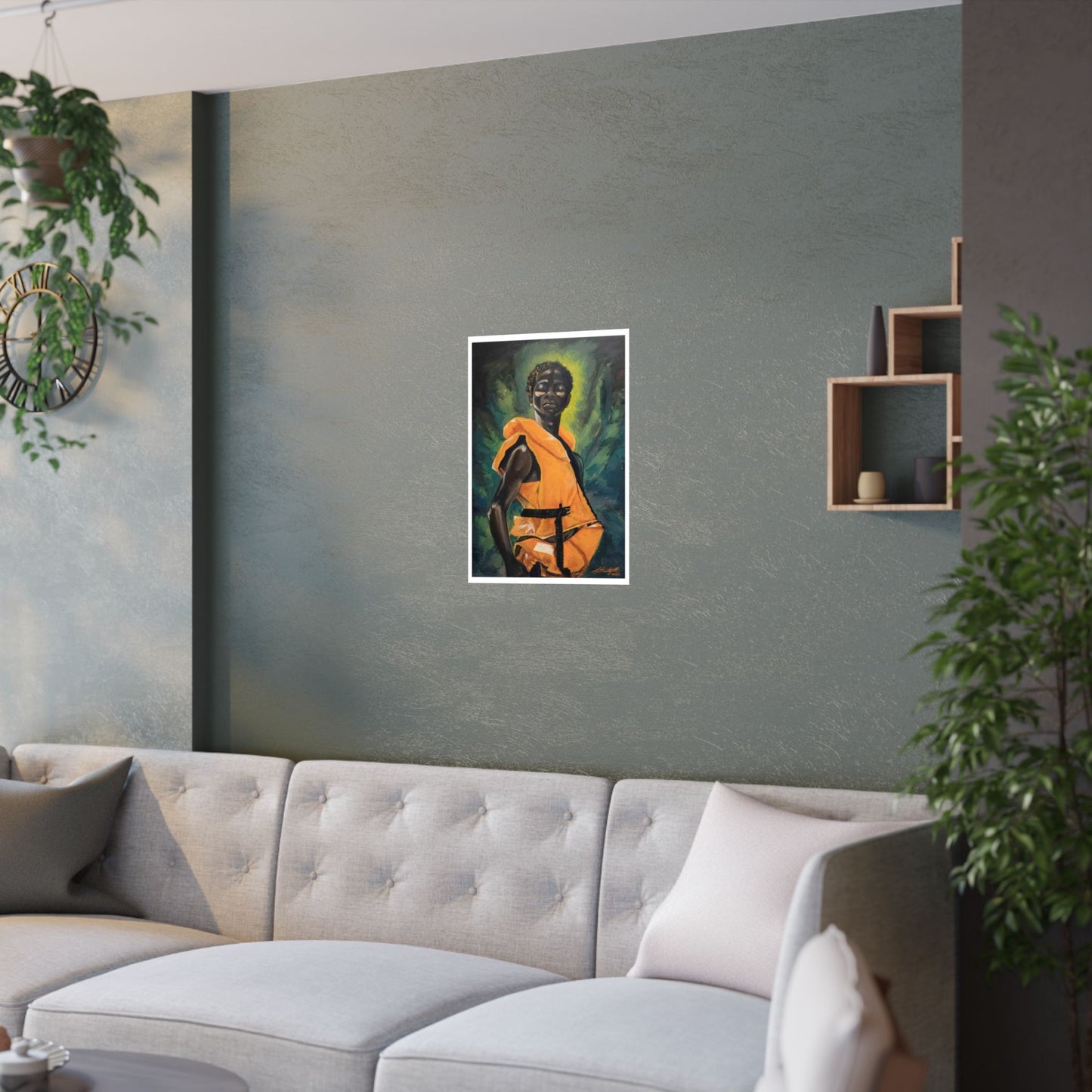 S.Y.S satin poster print