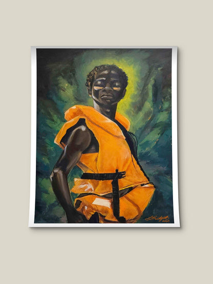 S.Y.S satin poster print