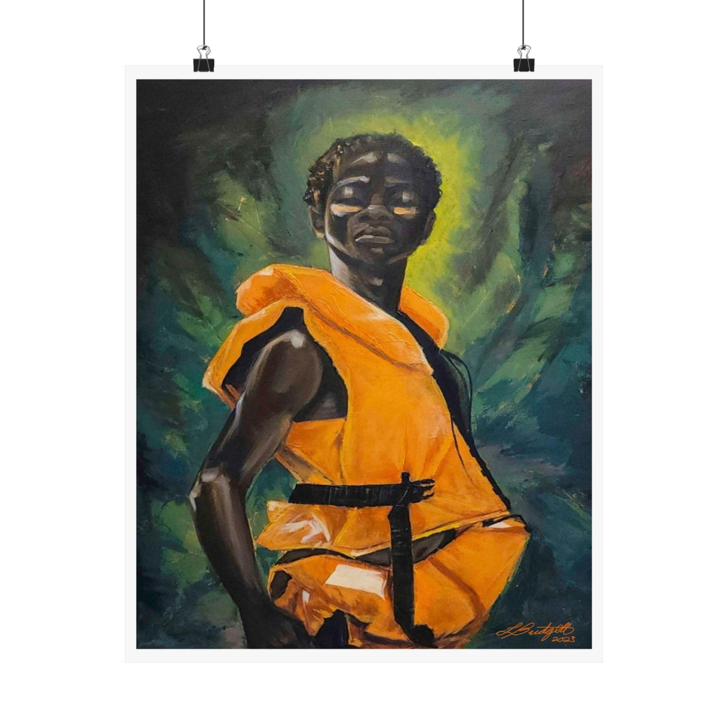 S.Y.S satin poster print