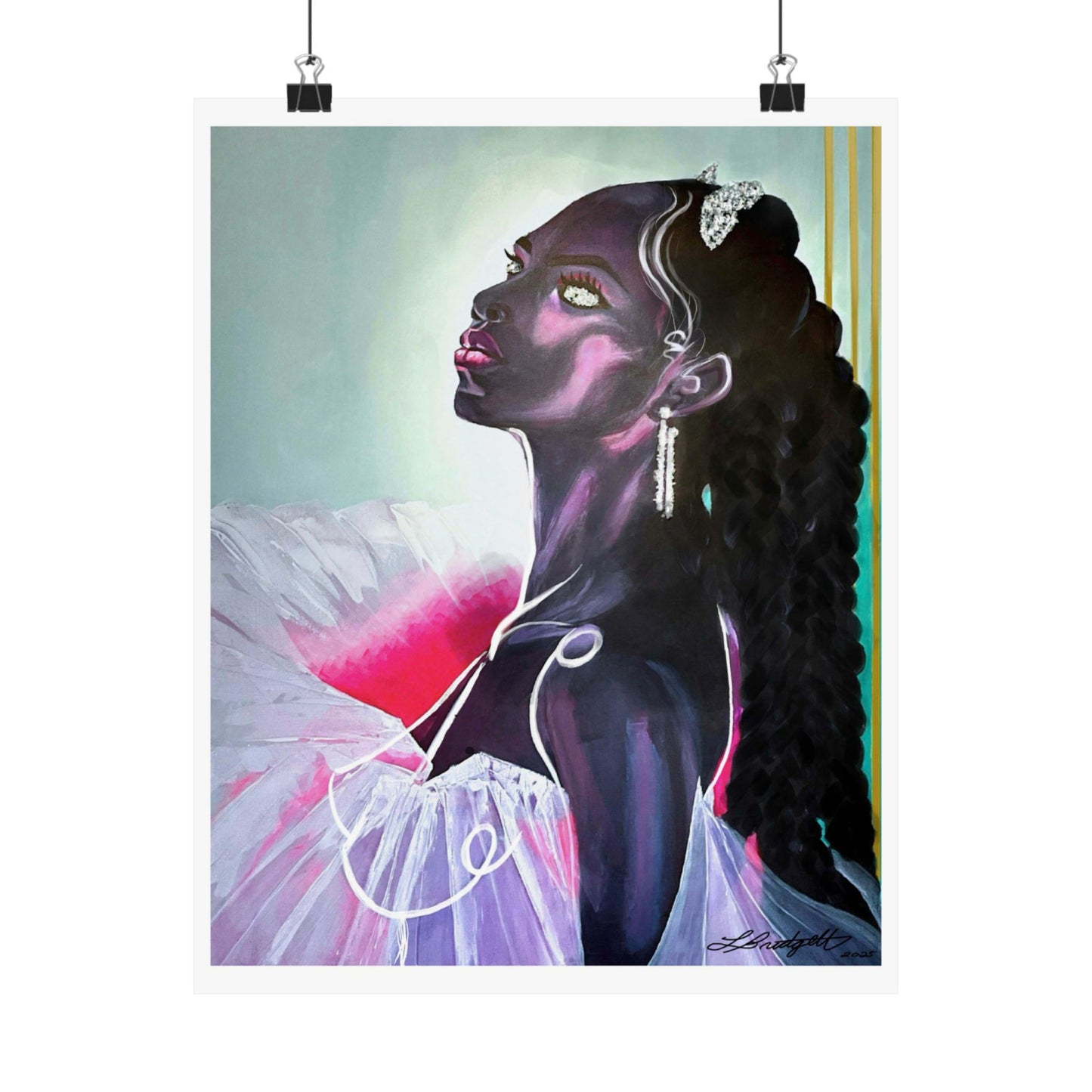 RESILIENCE satin poster print