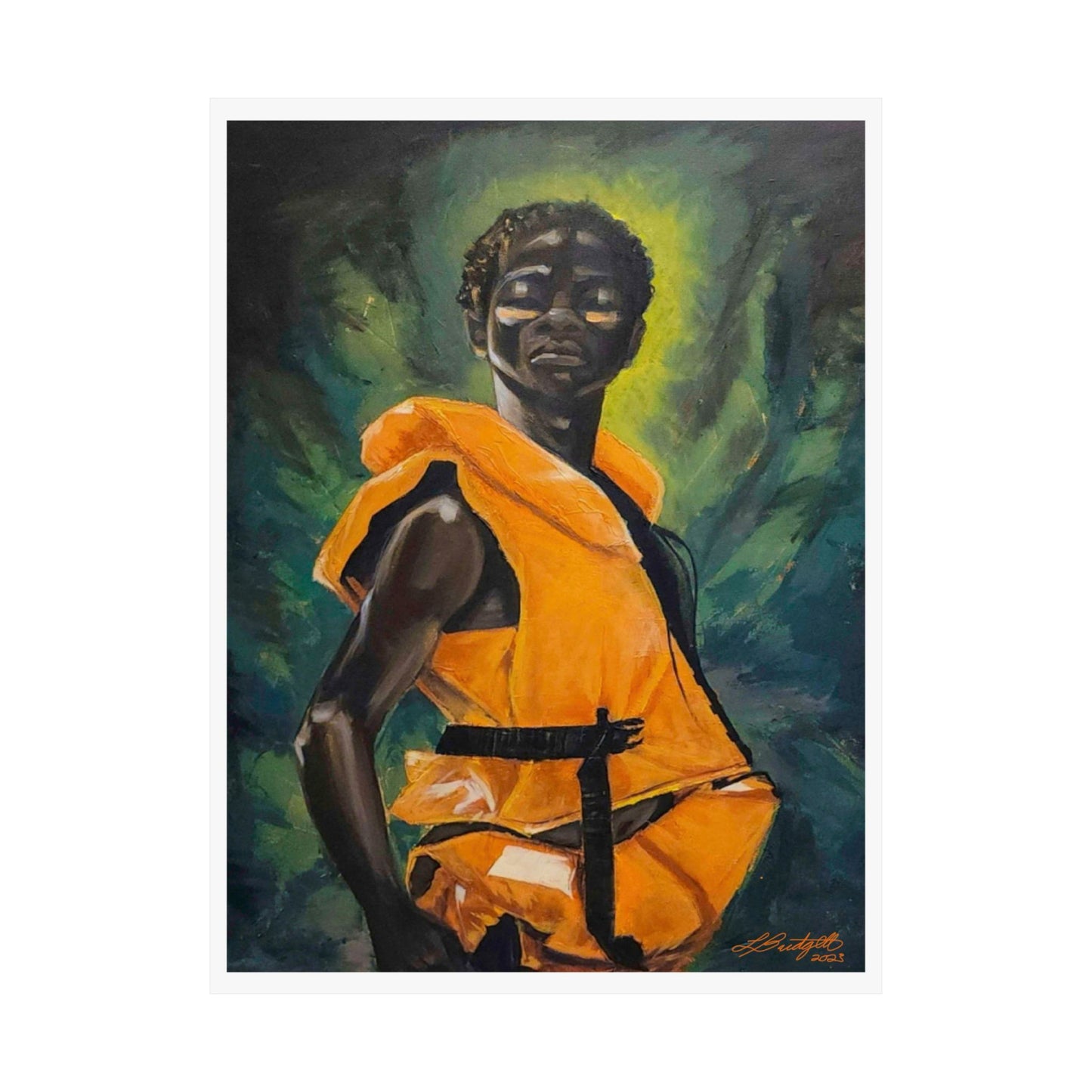 S.Y.S satin poster print