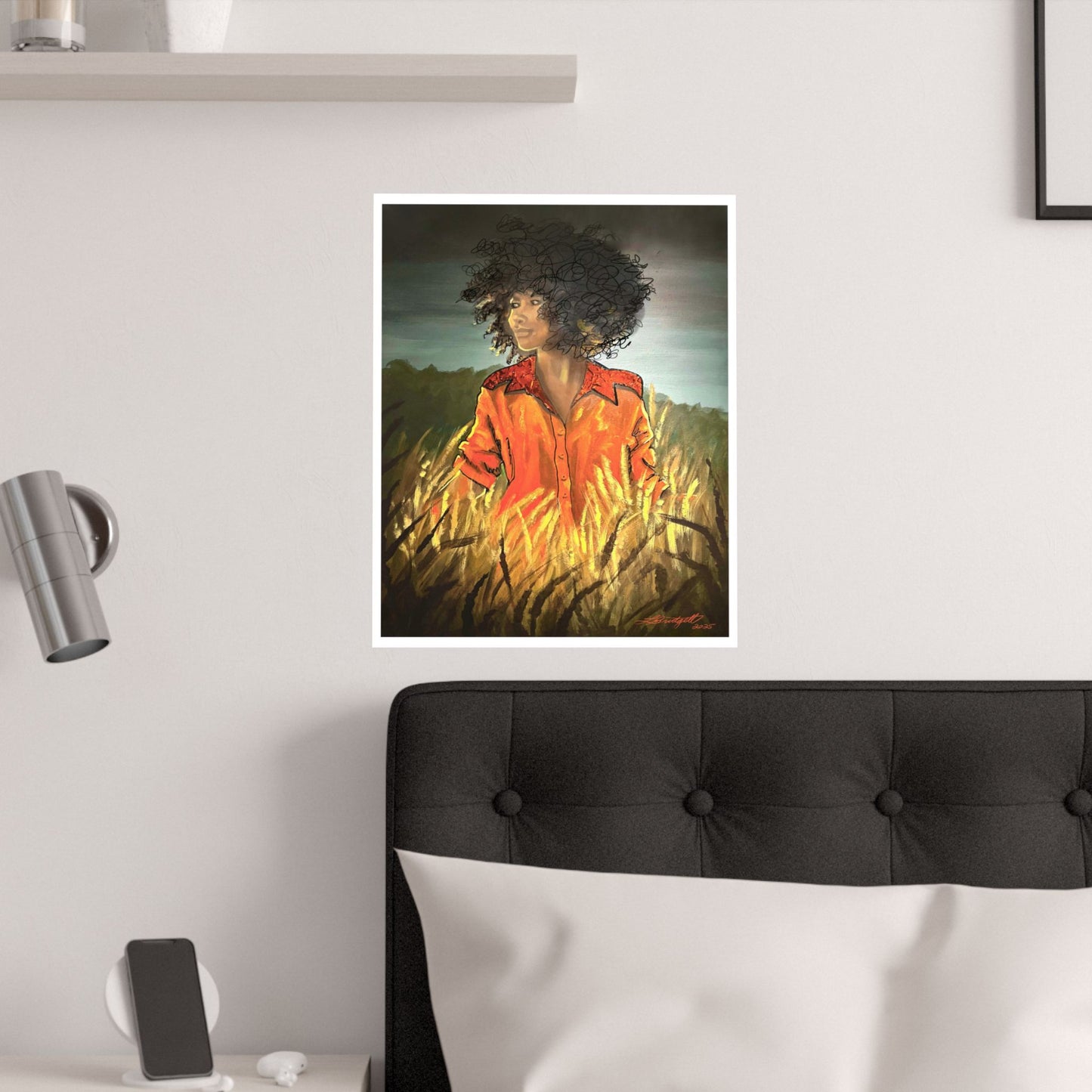PURPOSEFUL DAY satin poster print