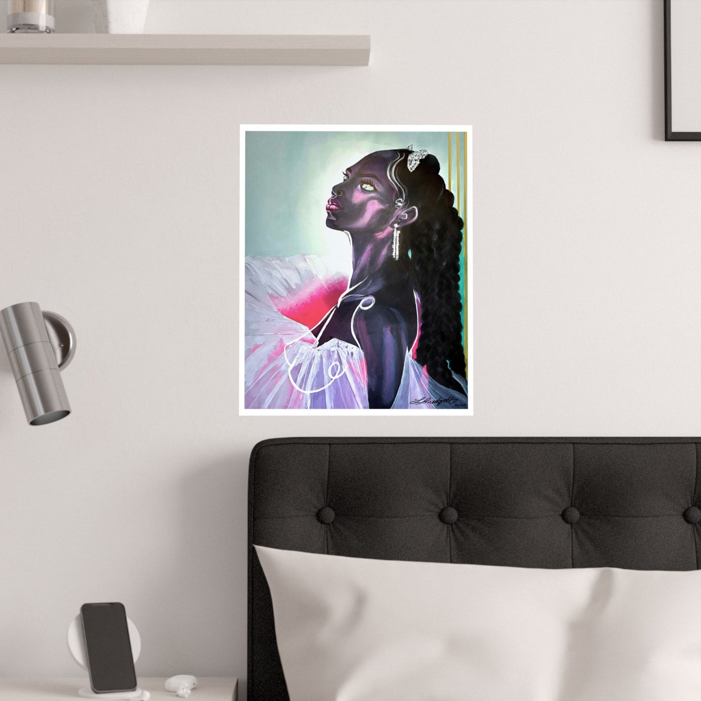 RESILIENCE satin poster print