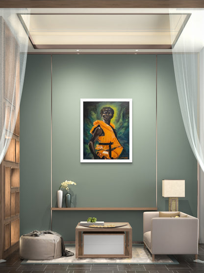 S.Y.S satin poster print