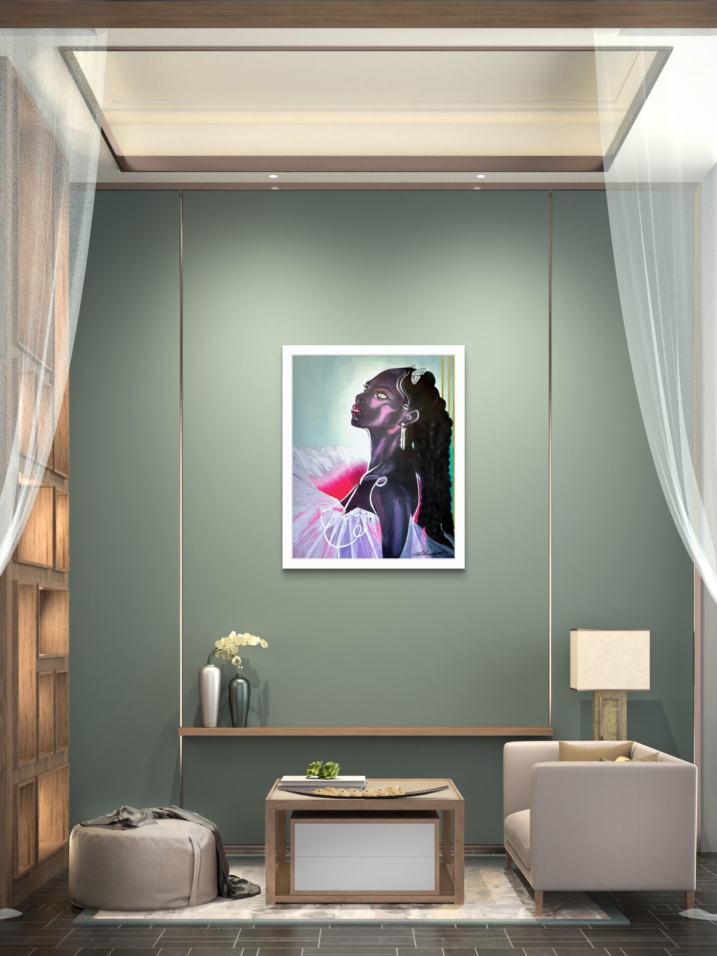 RESILIENCE satin poster print