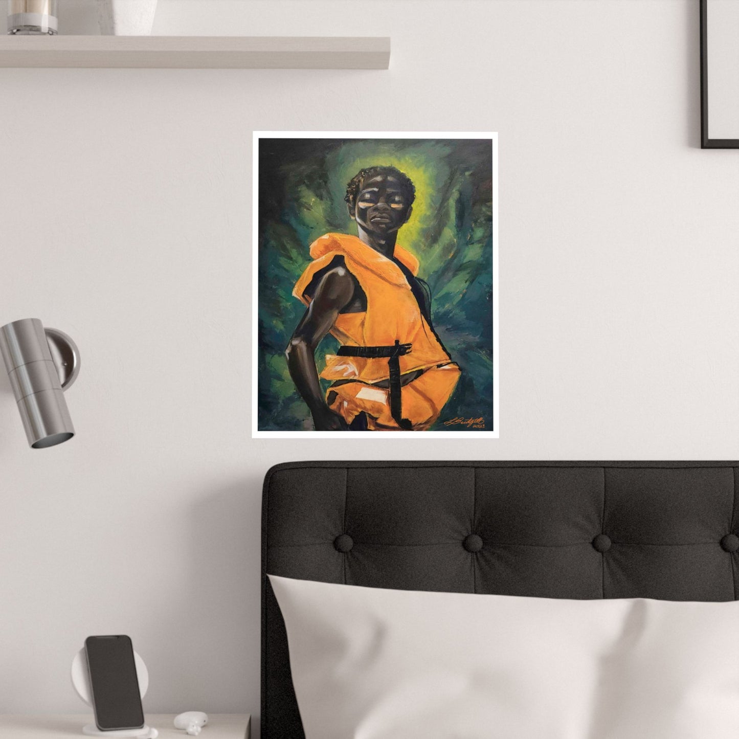 S.Y.S satin poster print