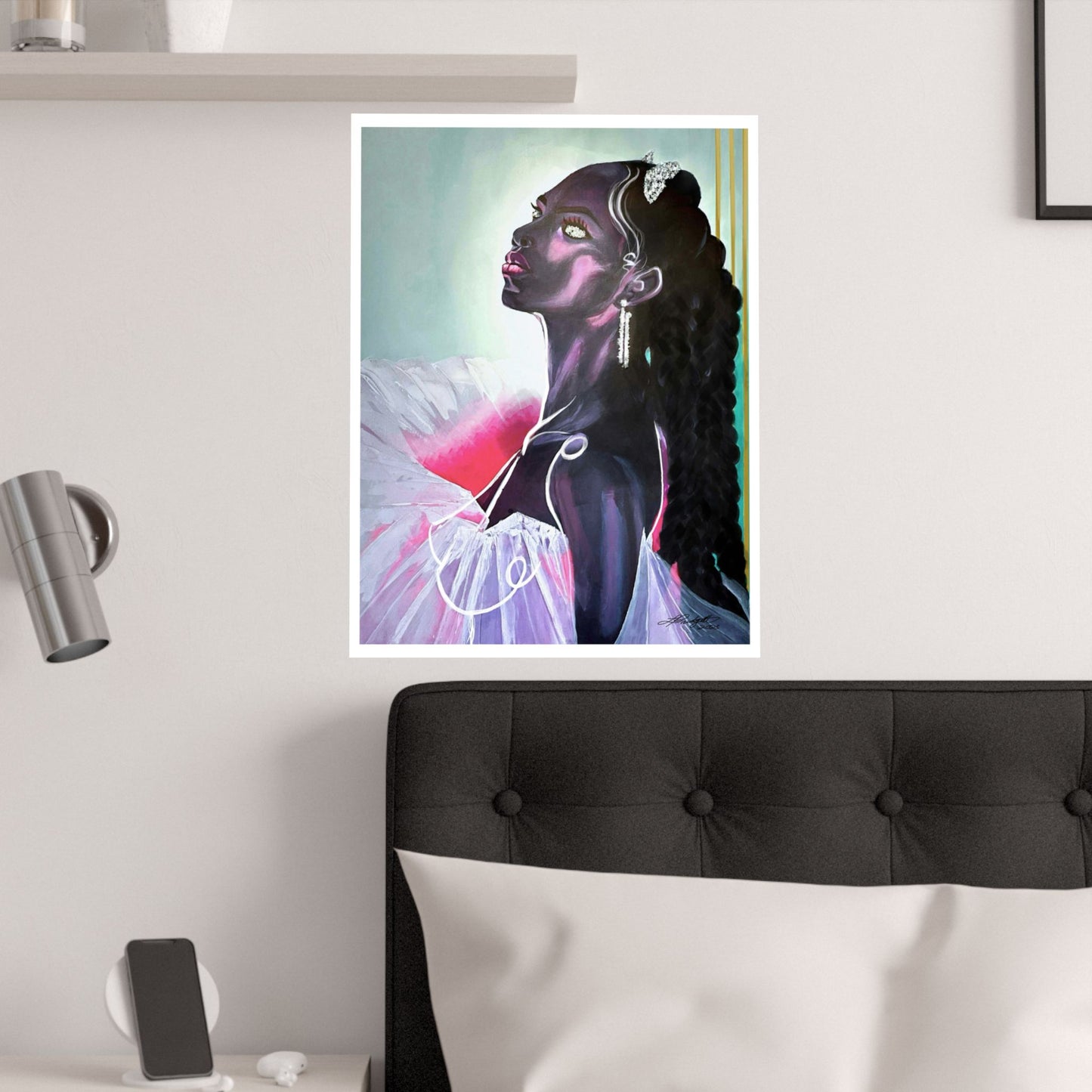 RESILIENCE satin poster print