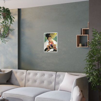 JOY  satin poster print