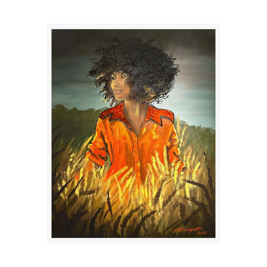 PURPOSEFUL DAY satin poster print