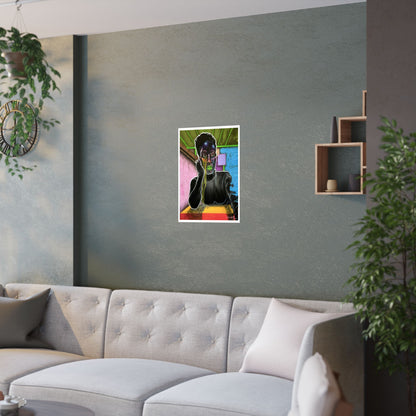 TEARS OF JOY satin poster print