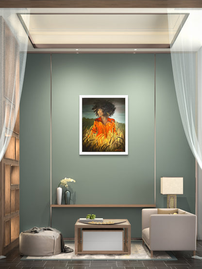 PURPOSEFUL DAY satin poster print