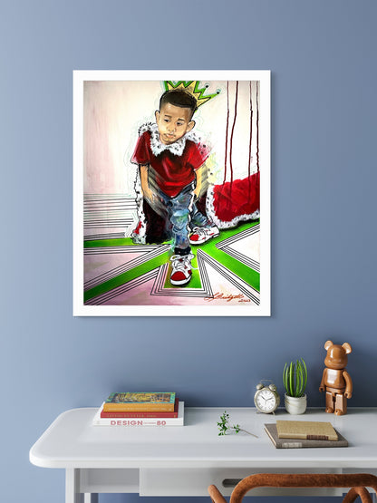 KINGS JOURNEY satin poster print