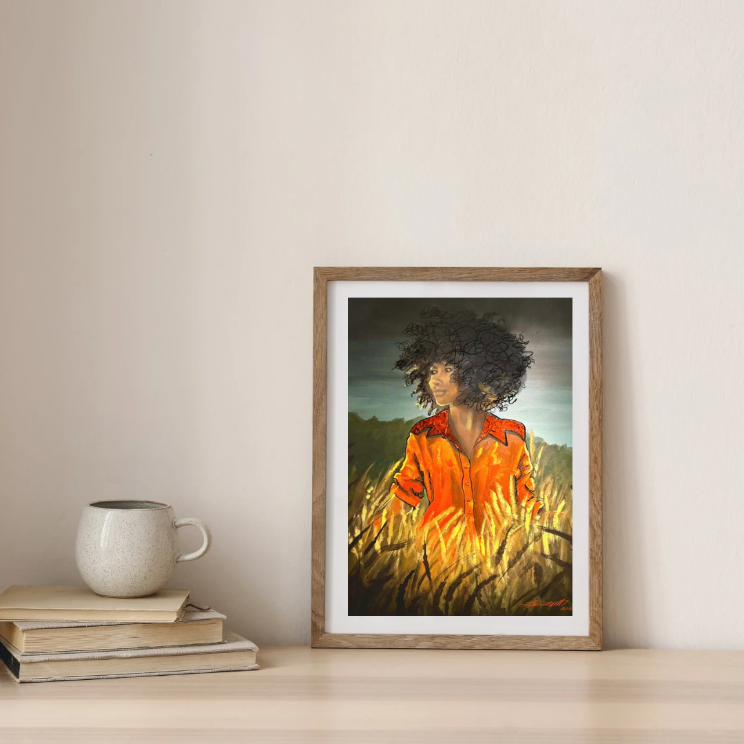 PURPOSEFUL DAY satin poster print