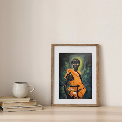 S.Y.S satin poster print