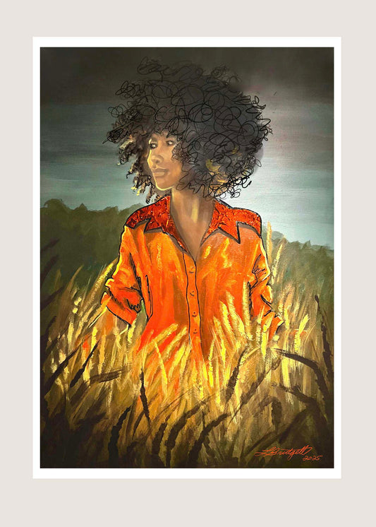 PURPOSEFUL DAY satin poster print