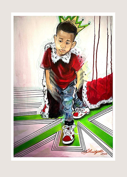 KINGS JOURNEY satin poster print